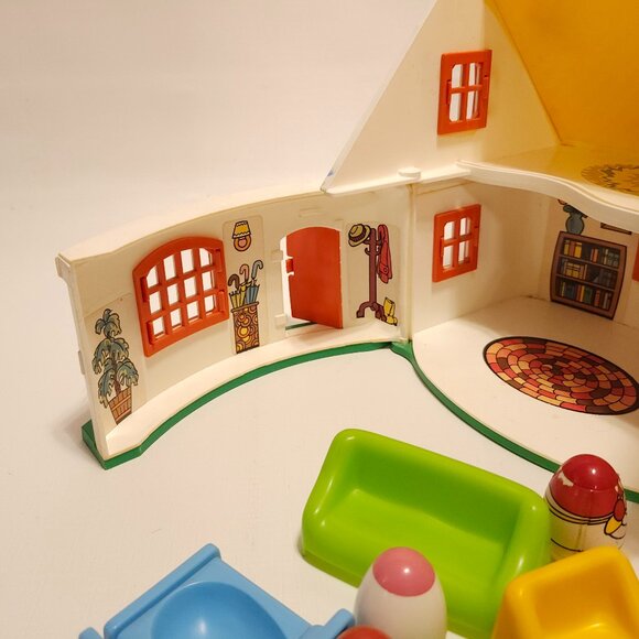 Vintage WEEBLES Cottage Romper Room, Hasbro Toys, 1973, Made in U.S.A - Picture 15 of 16